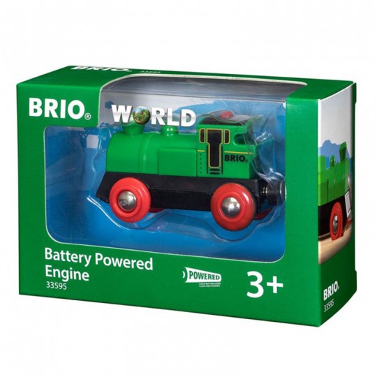 Locomotive à pile Bi-directionnelle verte- Accessoire circuit de train en bois - Brio BRIO - 2