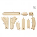 Coffret Evolution Intermédiaire 16 Rails - Accessoire circuit de train en bois - Brio BRIO - 3 Coffret Evolution Intermédiaire 16 Rails - Accessoire circuit de train en bois - Brio BRIO - 3