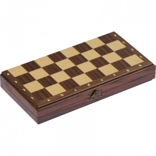 Jeu d'échecs magnétique pliant 28cm - Lettré et chiffré Goki - 2