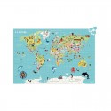 Carte du Monde puzzle 500 Pcs Ingela P.Arrhenius - Vilac Vilac - 2 Carte du Monde puzzle 500 Pcs Ingela P.Arrhenius - Vilac Vilac - 2