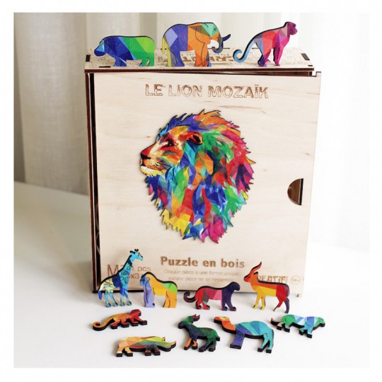 Le Lion Mozaïk - PUZZLE CREATIF Creatif Puzzle - 2
