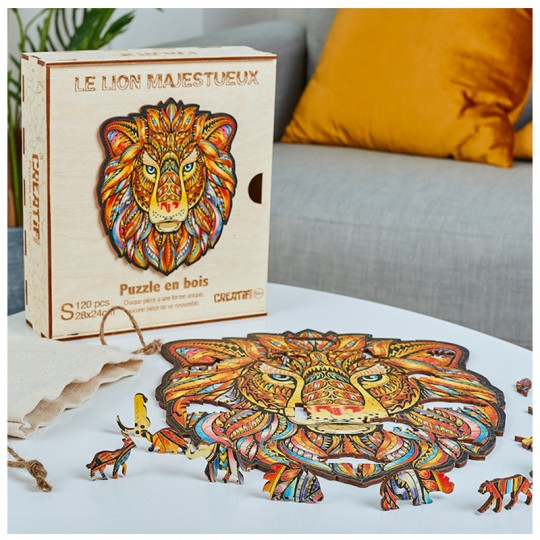 Le Lion Majestueux taille S - PUZZLE CREATIF Creatif Puzzle - 2