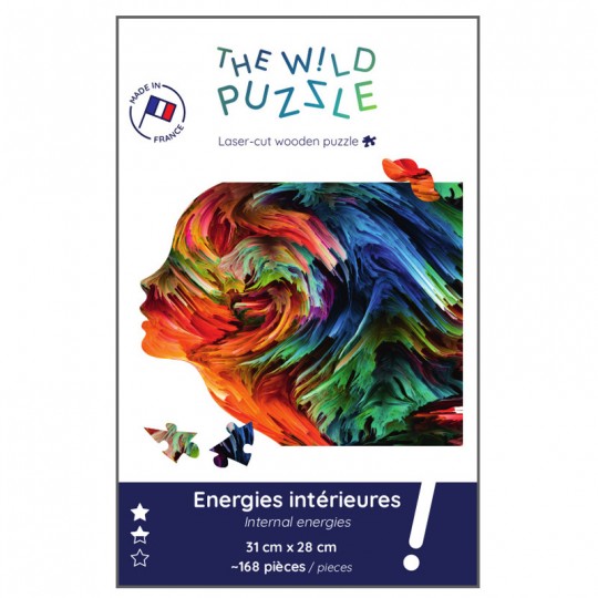 Energies intérieures, visage - Puzzle bois 168 pcs The wild puzzle - 1