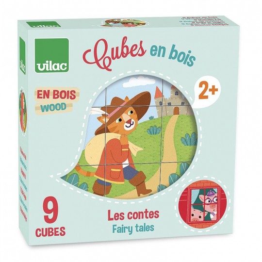 Cubes en bois Les Contes - Vilac Vilac - 1