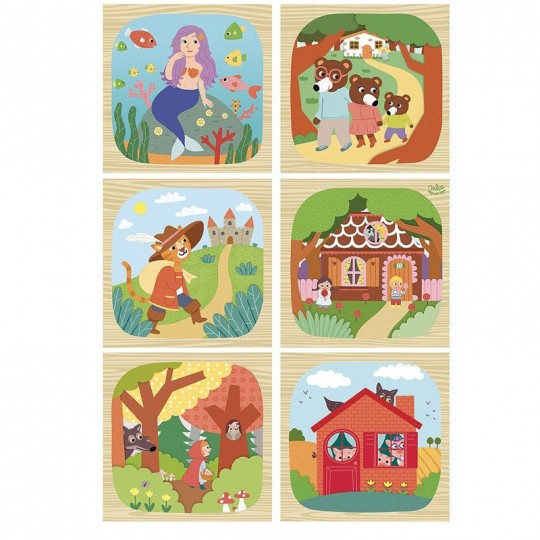 Cubes en bois Les Contes - Vilac Vilac - 4