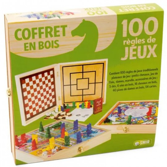 Coffret 100 Jeux de Société Jeujura - 1
