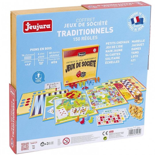 Coffret 150 jeux de Société traditionnels - Jeujura Jeujura - 3