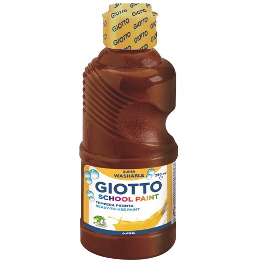 Flacon 250 ml School Gouache Giotto Marron Giotto - 1