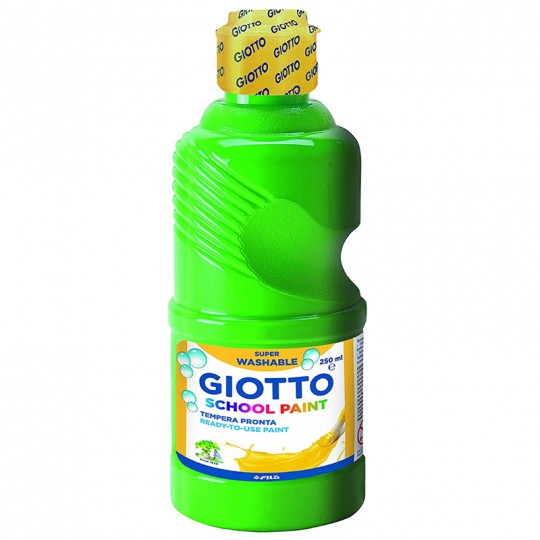 Flacon 250 ml School Gouache Giotto Vert Printemps Giotto - 1