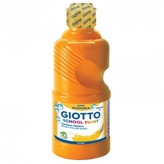Flacon 250 ml School Gouache Giotto Orange Giotto - 1
