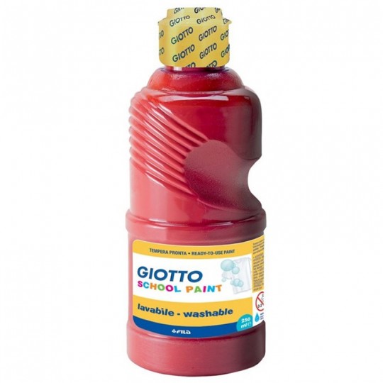 Flacon 250 ml School Gouache Giotto Rouge Ecarlate Giotto - 1