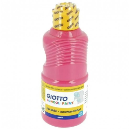 Flacon 250 ml School Gouache Giotto Rose Giotto - 1