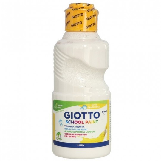 Flacon 250 ml School Gouache Giotto Blanc Giotto - 1