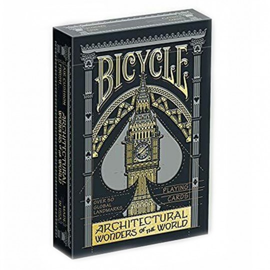 Jeu de cartes Classic Bicycle Architectural Wonders of the World Bicycle - 1