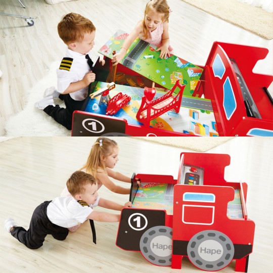 Table locomotive portative et rabattable - Hape Hape - 5