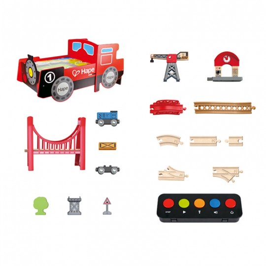 Table locomotive portative et rabattable - Hape Hape - 6