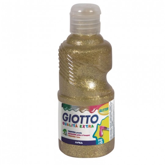 Flacon 250 ml Gouache Pailletée Giotto  Vert Giotto - 1