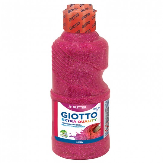 Flacon 250 ml Gouache Pailletée Giotto  Magenta Giotto - 1