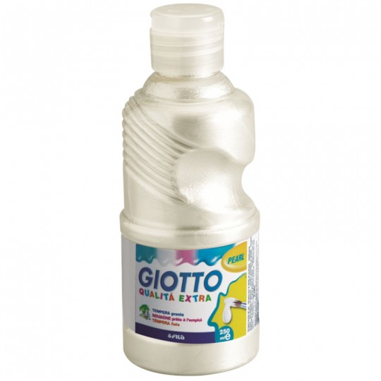 Flacon 250 ml Gouache Nacre Giotto Blanc Giotto - 1