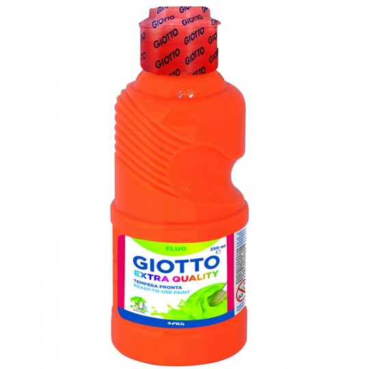 Flacon 250 ml Gouache Fluo Giotto Orange Giotto - 1