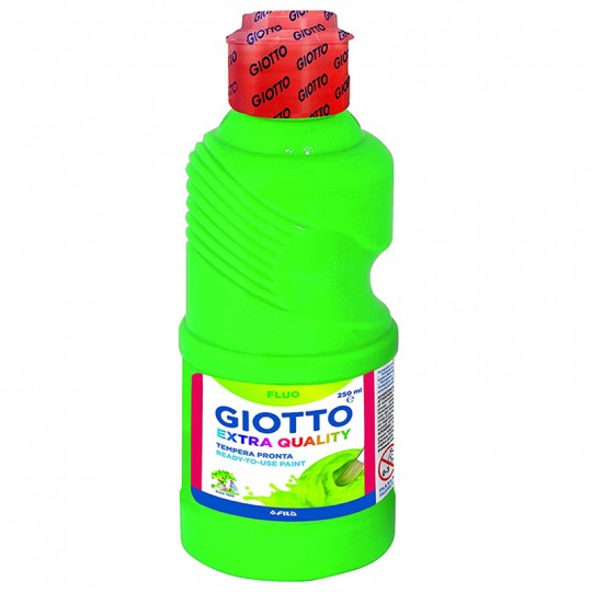 Flacon 250 ml Gouache Fluo Giotto Vert Giotto - 1