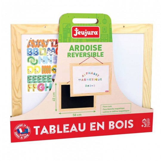 Ardoise en bois ABC et Chiffres - Jeujura Jeujura - 1