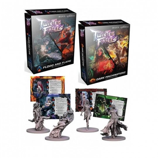 Twisted Fables : Flood and Flames + Dark Machinations + Pack 2 (Figurines bonus) Diemension Games - 2