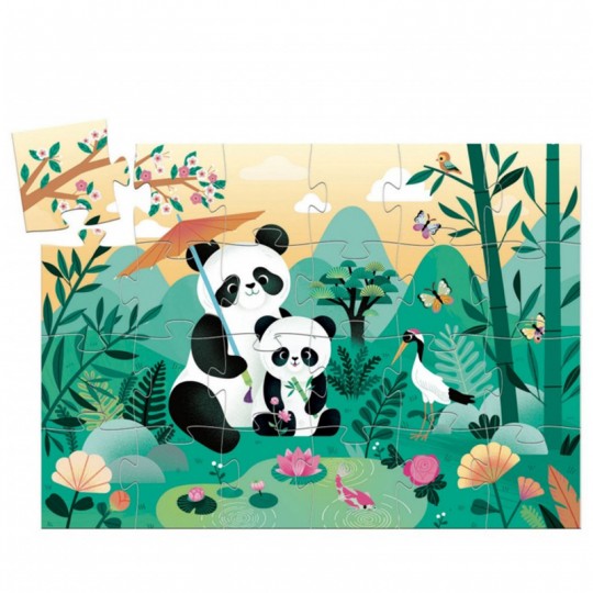 Puzzle 24 pièces Léo le panda - Djeco Djeco - 2