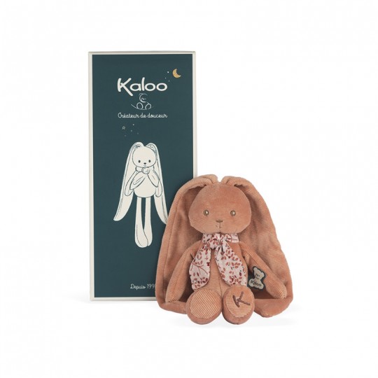 Peluche Pantin lapin terracotta 25 cm - Lapinoo Kaloo kaloo - 3