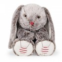 Peluche lapin gris prestige 38cm - Rouge Kaloo kaloo - 1 Peluche lapin gris prestige 38cm - Rouge Kaloo kaloo - 1
