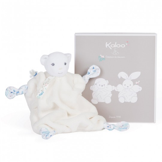 Doudou ourson ivoire 20cm - Plume Kaloo kaloo - 2