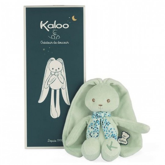 Doudou Pantin aqua lapin - Petit 25cm Kaloo kaloo - 3