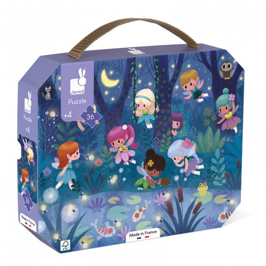 Puzzle Les Fées et les Nénuphars 36 pcs - Janod Janod - 1