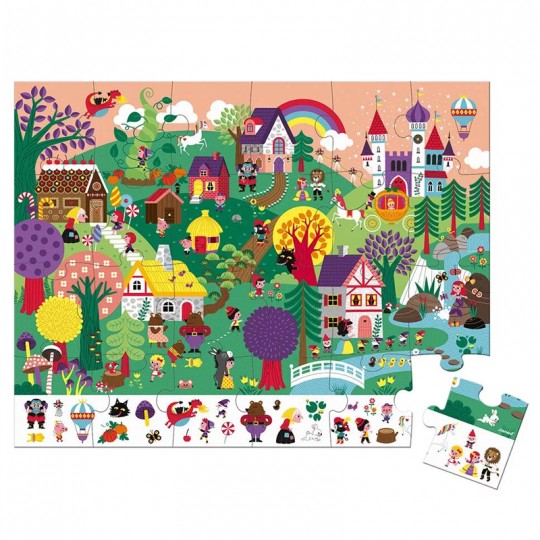 Puzzle d'Observation Les Contes 24 pcs - Janod Janod - 2