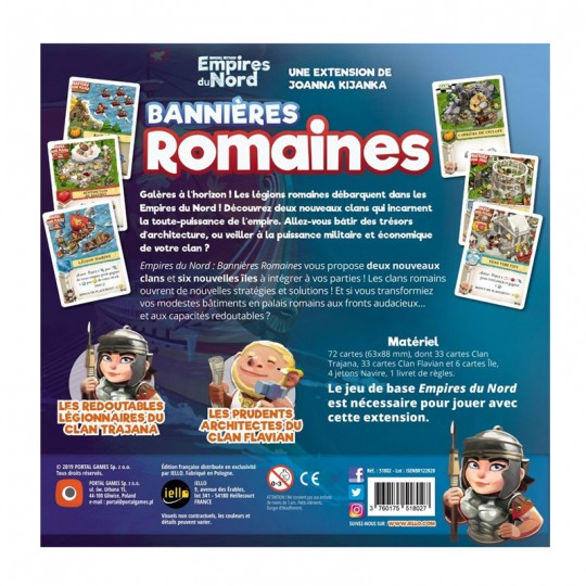 Extension Bannières Romaines - Imperial Settlers : Empires du Nord iello - 2