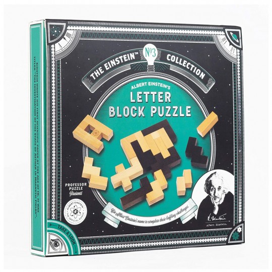 The Einstein Collection N°3 - Letter Block Puzzle Professor Puzzle - 1