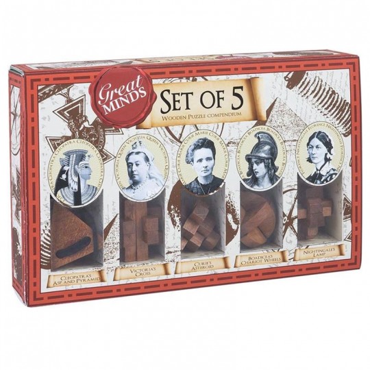 Great Minds - Set de 5 Femmes - Professor Puzzle Professor Puzzle - 1