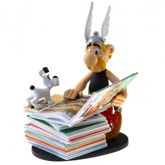 Figurine de Collection Asterix Pile d'Albums ver.2 Plastoy - 1