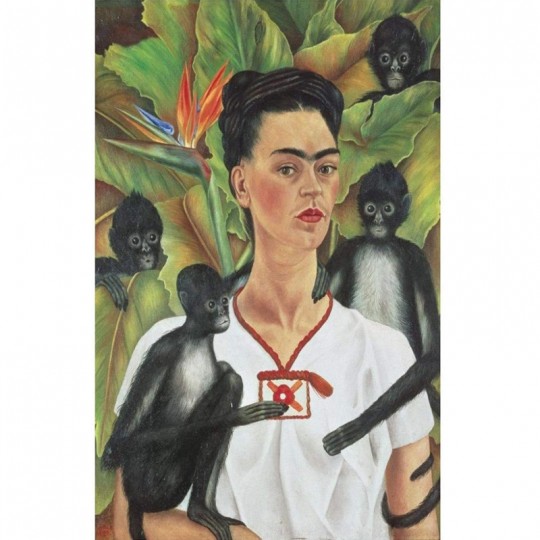 Puzzle Frida Kahlo - Autoportait aux singes - 1000 pcs Piatnik - 2