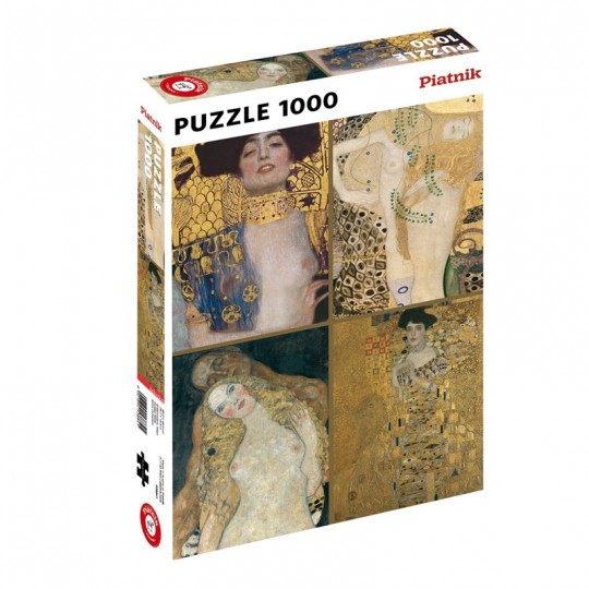 Puzzle Klimt - Collection d'œuvres - 1000 pcs Piatnik - 1