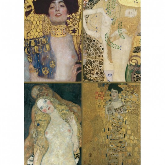 Puzzle Klimt - Collection d'œuvres - 1000 pcs Piatnik - 2