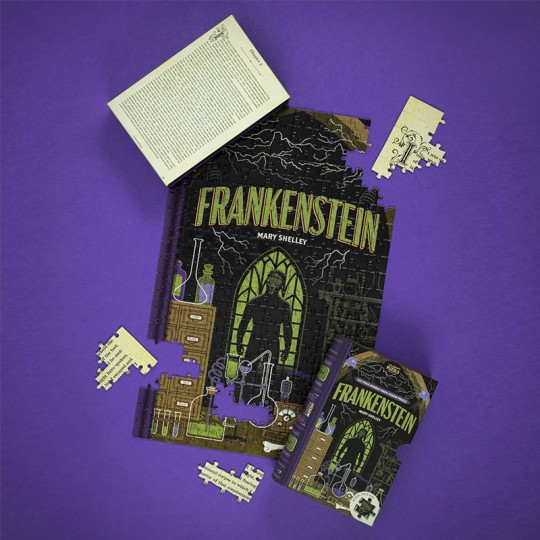 Puzzle Livre Frankenstein - 252 pcs Professor Puzzle - 2
