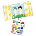 Stickers repositionnables : Les habits - Djeco Djeco - 2 Stickers repositionnables : Les habits - Djeco Djeco - 2