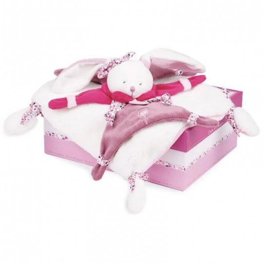 Doudou Lapin Rose Cerise - Doudou et Compagnie Doudou et compagnie - 2