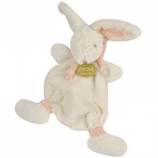 Peluche doudou Lapin Bonbon Rose 26 cm - Doudou et Compagnie Doudou et compagnie - 1