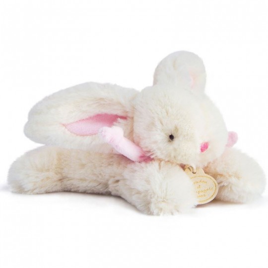 Peluche Lapin Bonbon rose 16 cm - Doudou et Compagnie Doudou et compagnie - 1