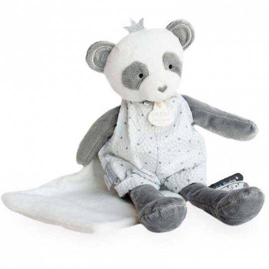 Peluche Panda avec Doudou 26cm - Doudou et Compagnie Doudou et compagnie - 1