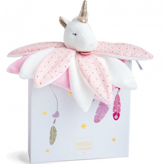 Doudou Licorne Pétales 26cm - Doudou et Compagnie Doudou et compagnie - 2