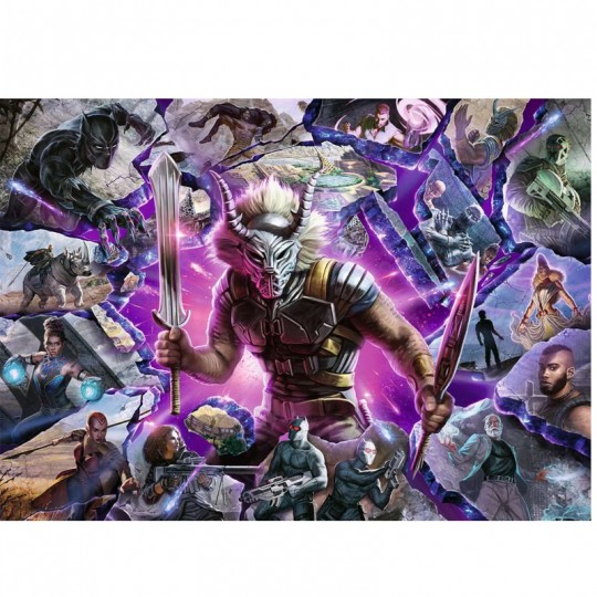 Puzzle Marvel Villainous 1000 pcs - Killmonger Ravensburger - 1