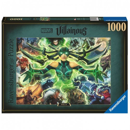 Puzzle Marvel Villainous 1000 pcs - Hela Ravensburger - 1